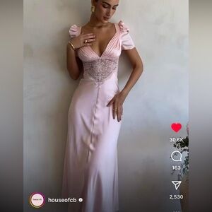 House of CB Rafaela dress in peach✨